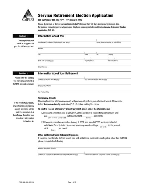 calpers retired annuitant forms