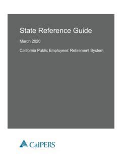 calpers state reference guide