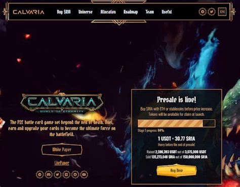 calvaria crypto gaming platform