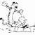 calvin and hobbes coloring pages