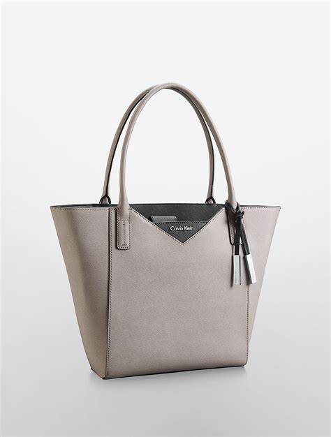 calvin klein gray tote