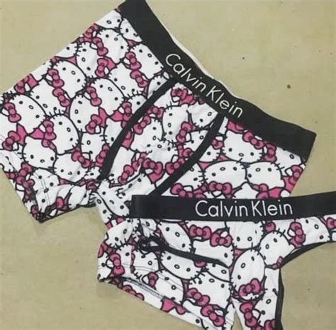 calvin klein matching underwear set