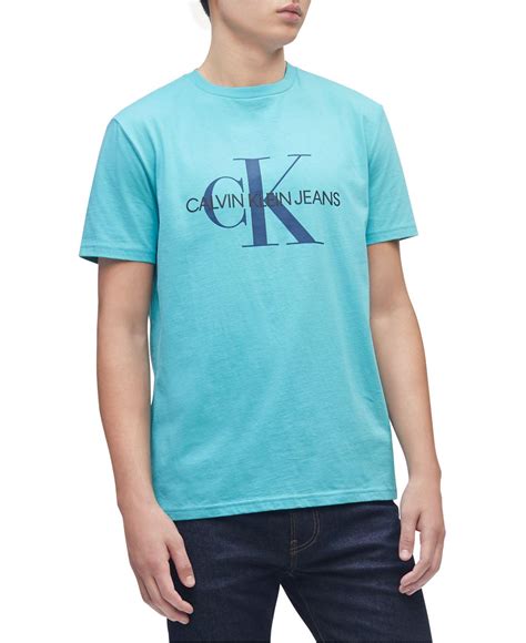 calvin klein monogram logo graphic t-shirt