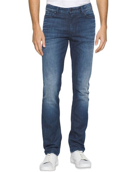 calvin klein slim straight fit men's jeans