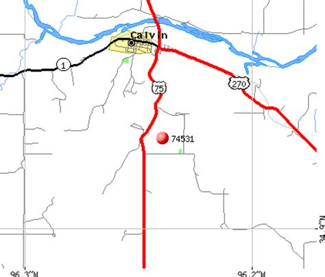 Calvin Oklahoma Zip Code