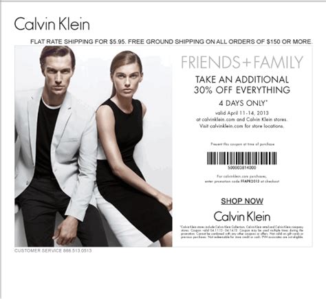 calvinklein.com coupon