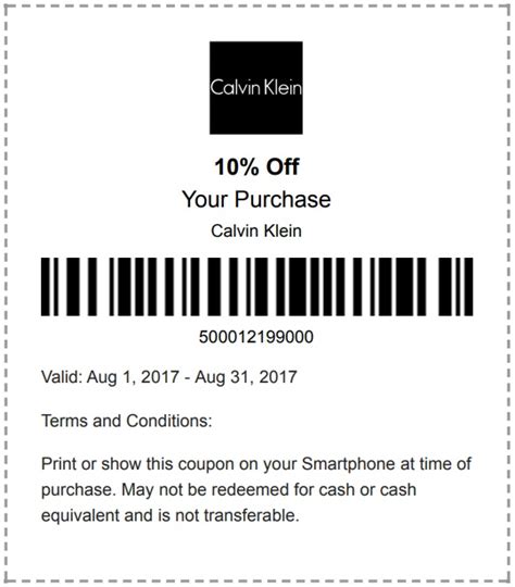 calvinklein.com coupon code