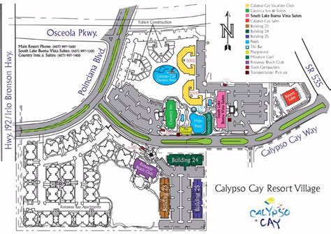 calypso resort map
