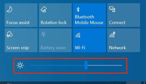 Cómo cambiar el brillo de la pantalla en Windows 10