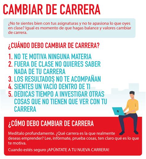 cambiar de carrera una