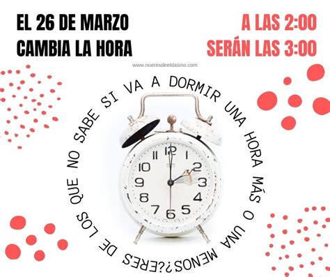 cambio de horario marzo 2023