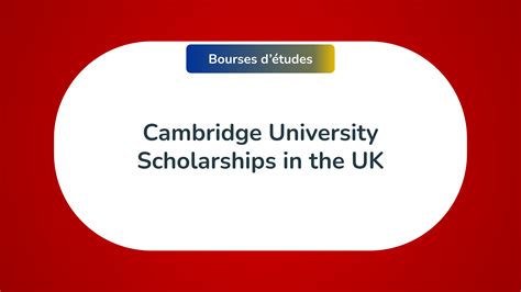 Cambridge University MBA Scholarships in UK 2020