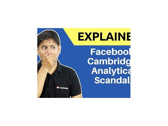 Cambridge Analytica scandal on Facebook