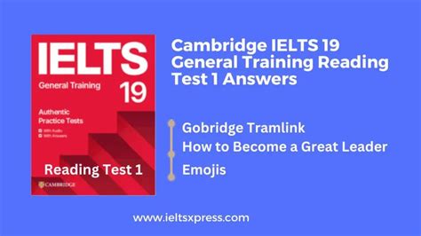 cambridge general reading test