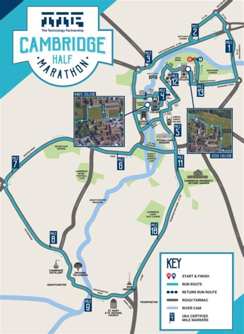cambridge half marathon 2024 map