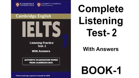 cambridge ielts listening practice test
