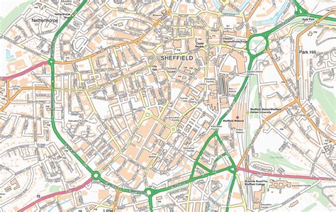 cambridge street sheffield map