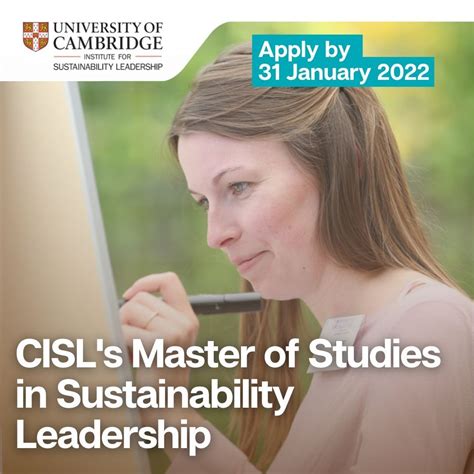 cambridge sustainability master