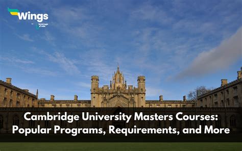 cambridge taught masters