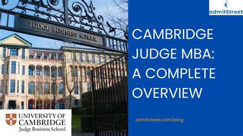 cambridge uni mba