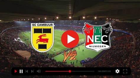 cambuur nec live kijken