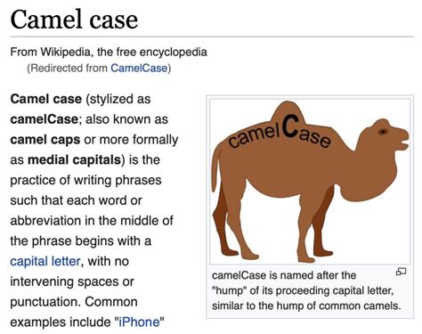 camel case vs snake case c++