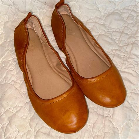 camel colored ballet flats