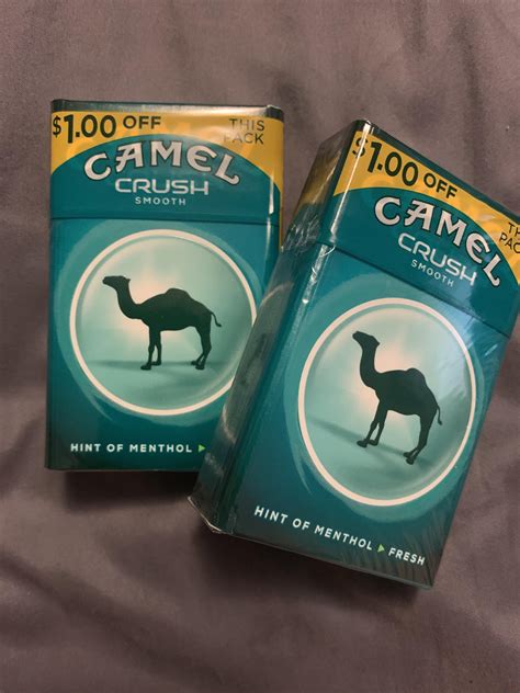 camel crush cigarettes types