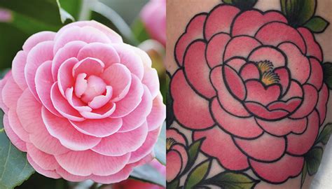 Powerful Camellia Flower Tattoo Designs 2023