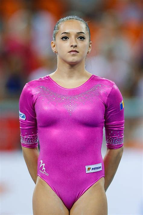 Russian Tania Nabieva member of the junior team performs on uneven