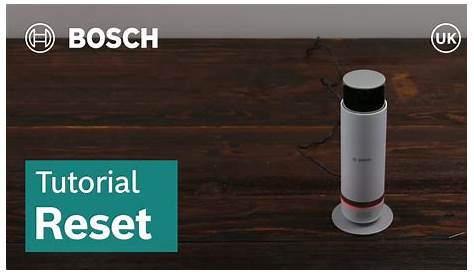 How To Reset the 360° Indoor Camera Bosch Smart Home