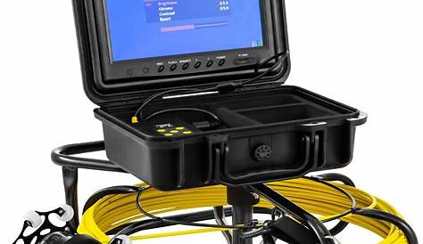 Camera Inspection Systems SeaSnake System With An XL Monitor