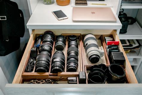 Camera And Lens Storage