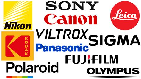 Camera Brands With Red Circle
