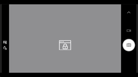 Camera Button Lock Screen Not Working