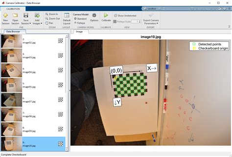 Camera Calibration App Matlab