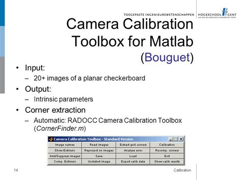 Camera Calibration Toolbox