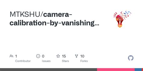 Camera Calibration Vanishing Points Github