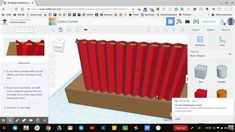 Camera Controls Tinkercad