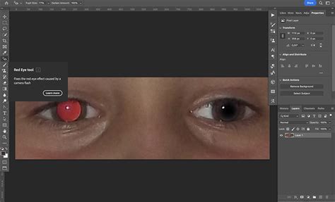 Camera Flash Close To Eyes