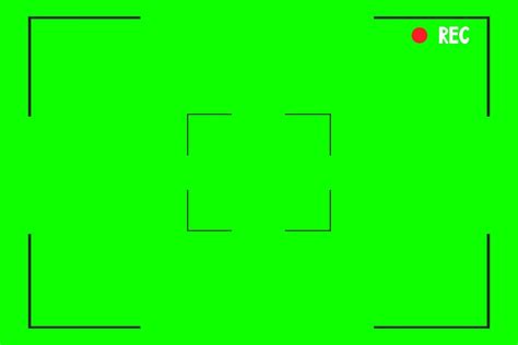 Camera Frame Overlay Green Screen