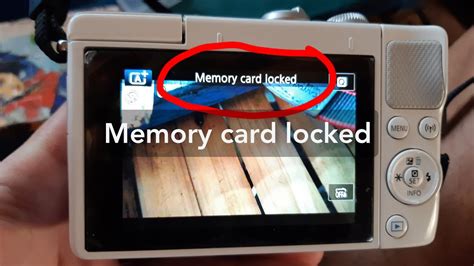 Camera Keeps Saying Memory Card Locked