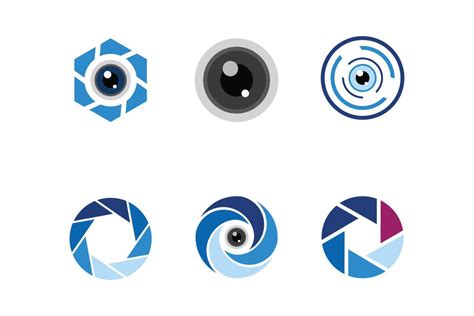 Camera Lens Eye Logo