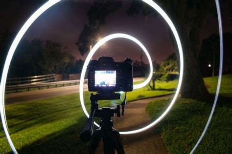 Camera Light Painting Setup