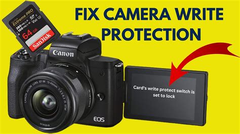 Camera Memory Card Is Write Protected