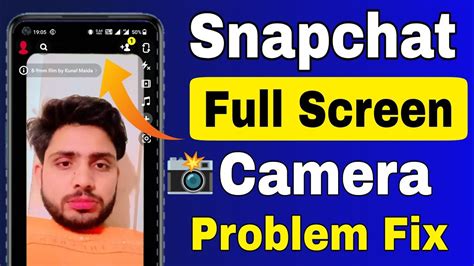 Camera Not Full Screen