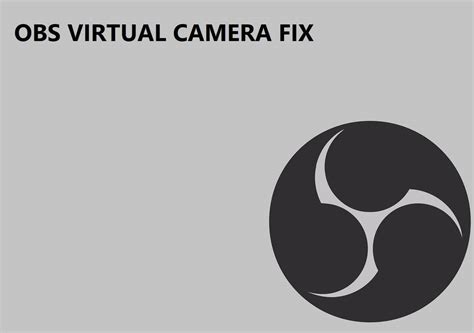 Camera Not Working In Obs Studio