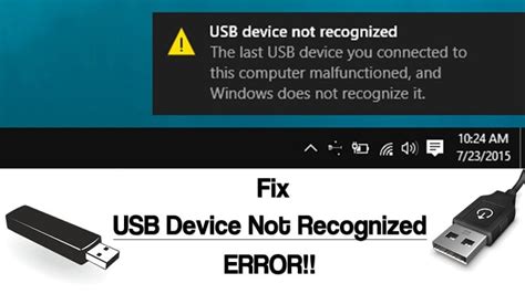 Camera Usb Not Recognized