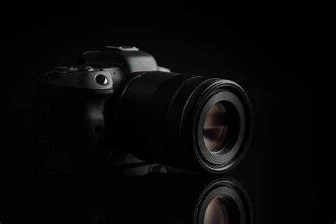 Camera With Black Background