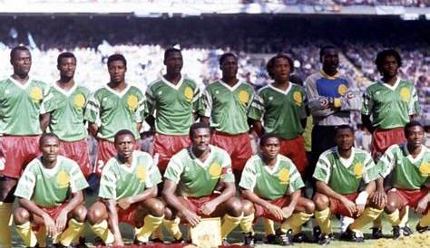 Cameroon team group at the 1990 World Cup Finals. | Campeones, Fútbol